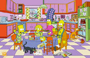 The Simpsons Cartoon Art
